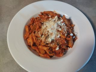 Pasta with tofu