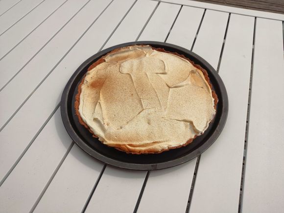 When you are ready to serve, you can add some whipped cream on top.